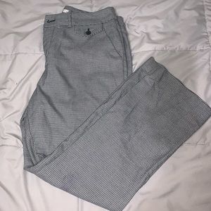 Checkered Bootcut Slacks